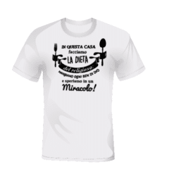 T-shirt dieta miracolosa