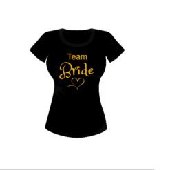T-shirt  Bride team love