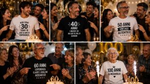 TSHIRT personalizzate per compleanno