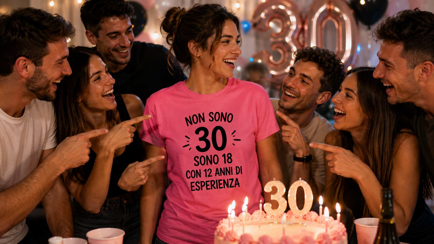 TSHIRT personalizzate per compleanno 30 anni