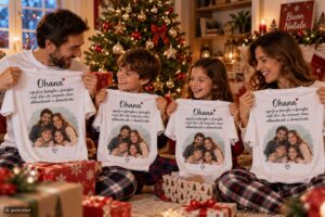 Regalo di natale: maglietta personalizzata pe tutta la famiglia